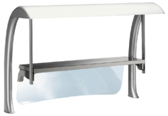 Верхняя стойка с 1 полкой 3 GN Electrolux 856252 (ZLSS12G) в ШефСтор (chefstore.ru)